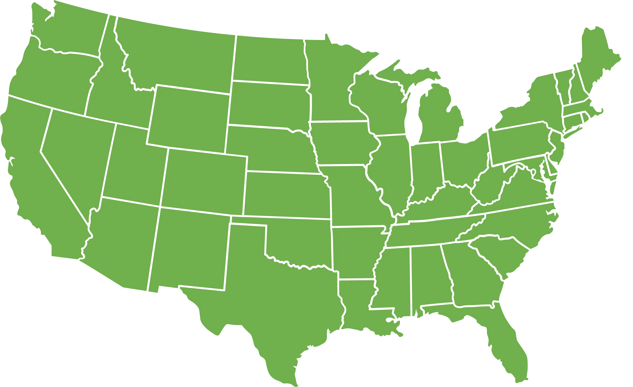 United States range map for the House Mouse