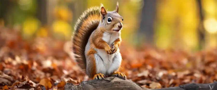 How can you identify different squirrel species