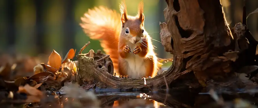 How likely are humans to contract diseases from squirrels