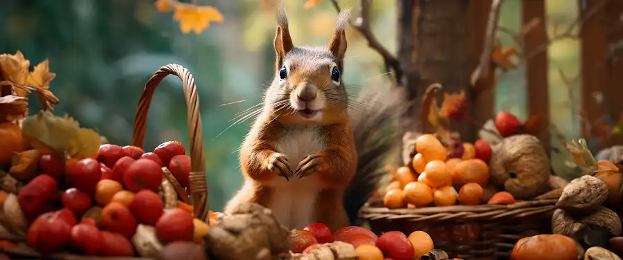 Squirrels Diets