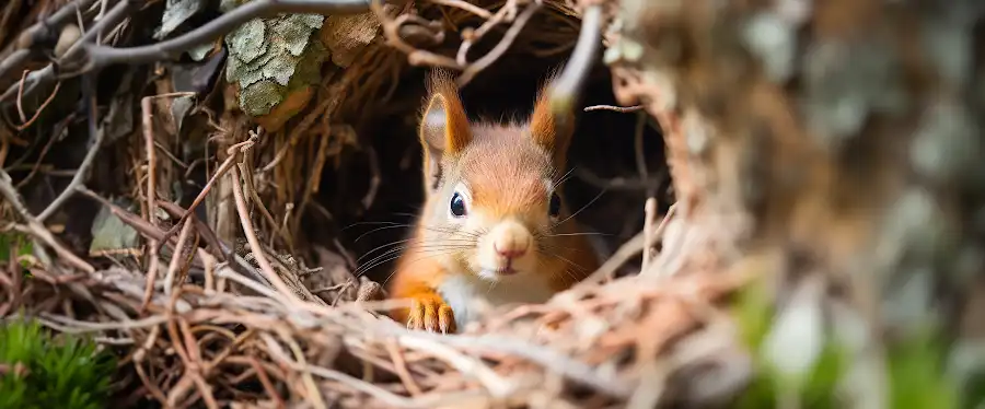 Squirrel Nesting Materials