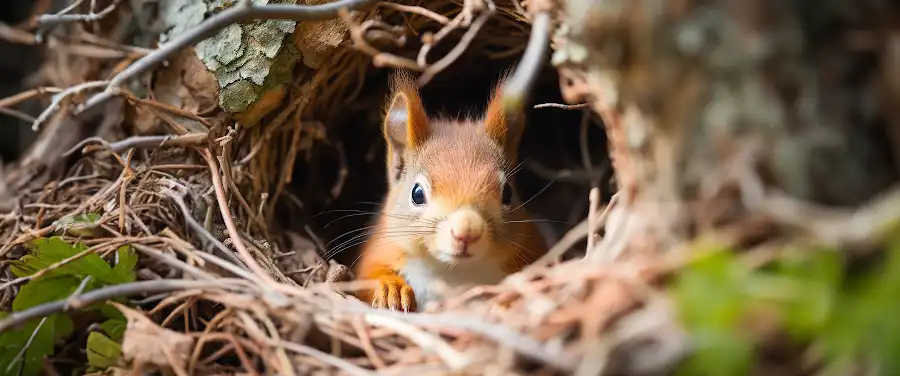 What are the Common Locations for Squirrel Nests